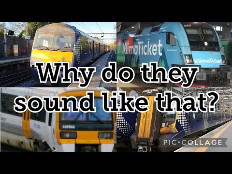 How electric trains work and why they make interesting sounds