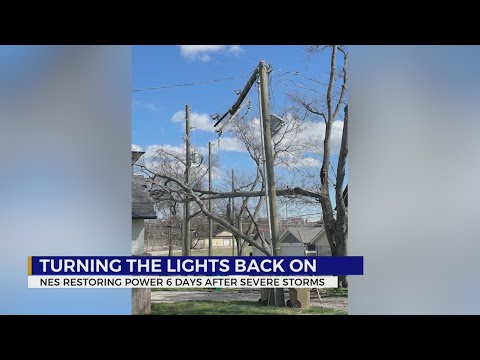 NES continues efforts to restore power days after severe weather